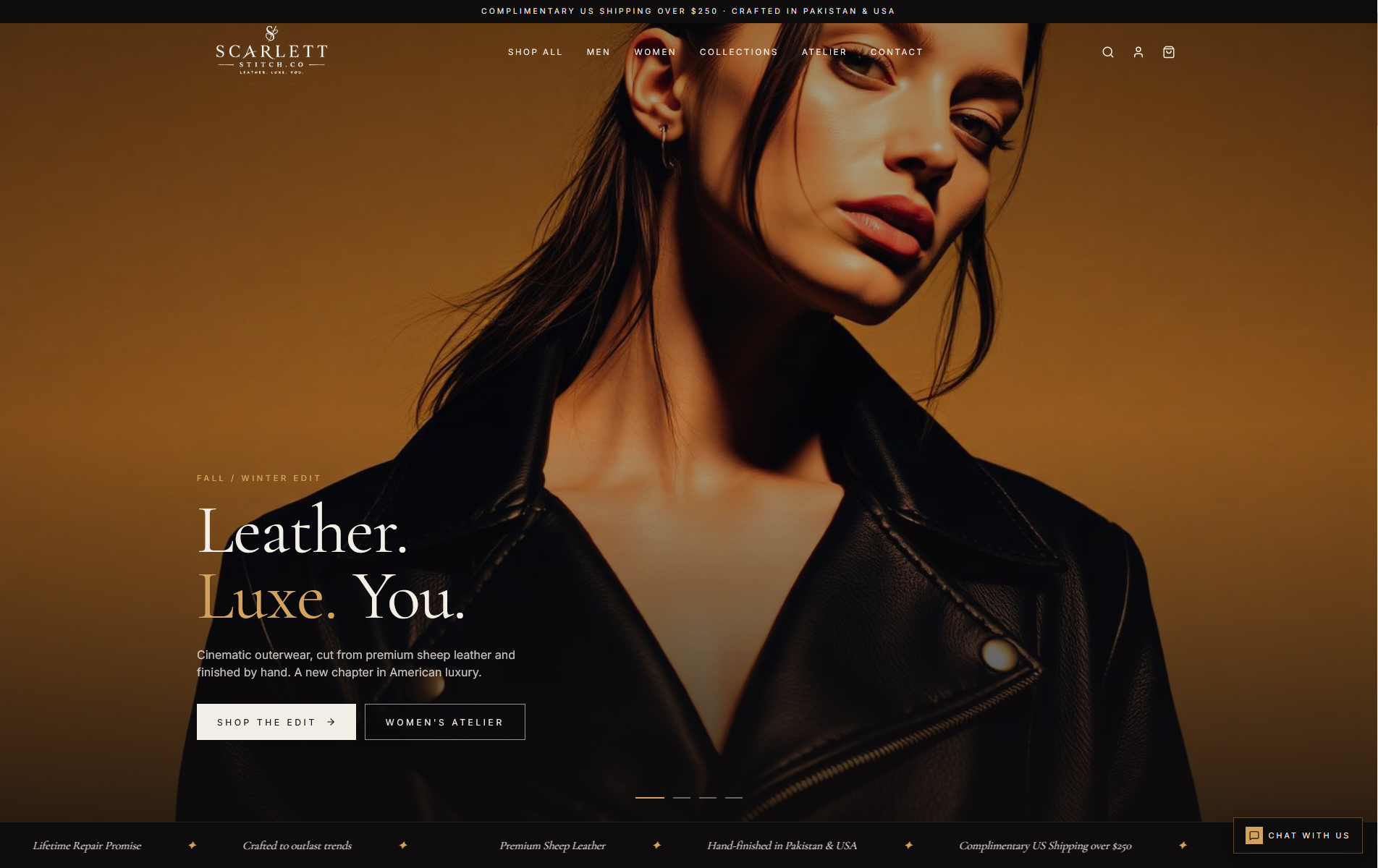 Scarlett Stitch Co project screenshot